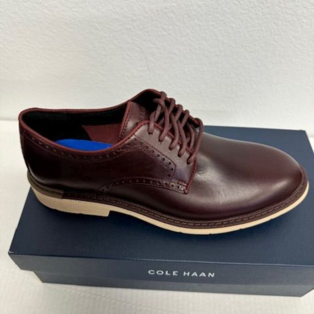 Cole Haan Men's The Go-To Plain-Toe Oxford Dress Shoe Size 8 New In Box